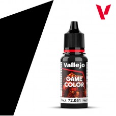 Acrylicos Vallejo - 72051 - Game Color - Black - 18 ml.