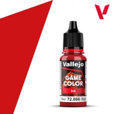 Acrylicos Vallejo - 72086 - Game Color - Red Ink - 18 ml.