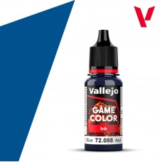 Acrylicos Vallejo - 72088 - Game Color - Blue  Ink - 18 ml.