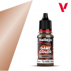 Acrylicos Vallejo - 72058 - Game Color - Brassy Brass - 18 ml.