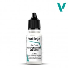 Acrylicos Vallejo - 72650 - Game Color - Auxiliary  - Polyurethane Gloss Varnish - 18ml.