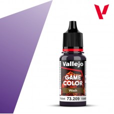 Acrylicos Vallejo - 73209 - Game Color - Wash - Violet - 18ml.